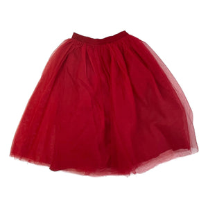 BONPOINT 4/6 ans Jupe longue jupon tulle rouge