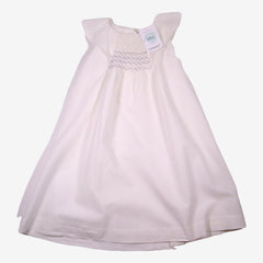 JACADI 6 ans Robe blanche smocks