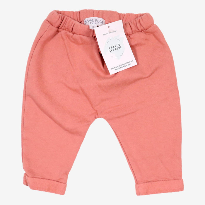 MARIE PUCE 3 mois jogging molleton rose