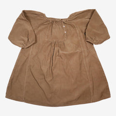 BONTON 4 ans robe velours taupe