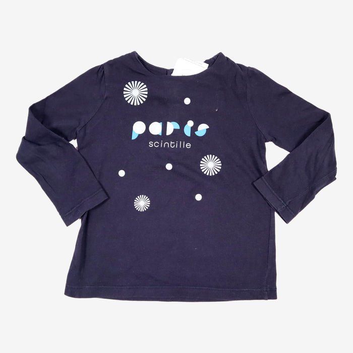 JACADI 5 ans t-shirt "PARIS scintille"