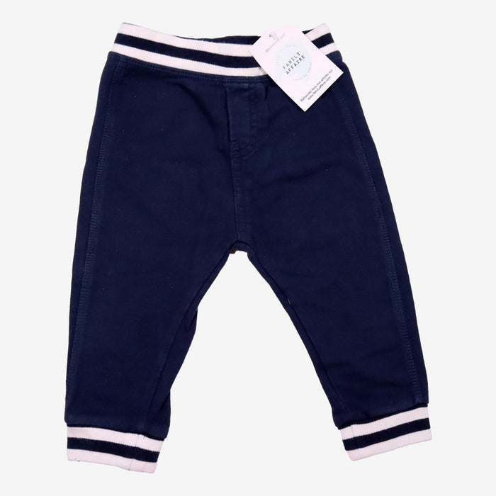 GRAIN DE BLE 12 mois pantalon bleu marinetaille élastique