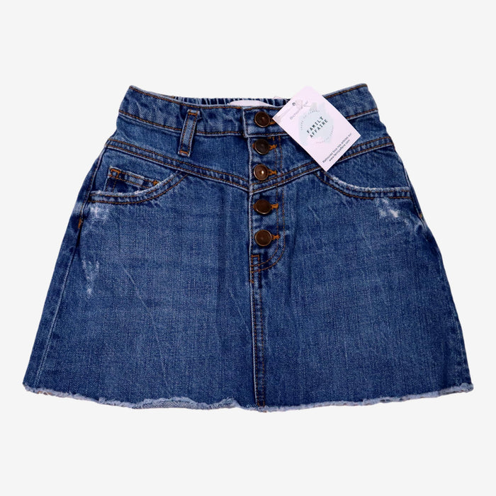 ZARA 7 ans jupe en jean boutons apparents