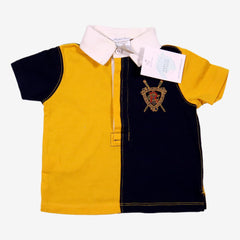 RALPH LAUREN 3 mois polo jaune et bleu