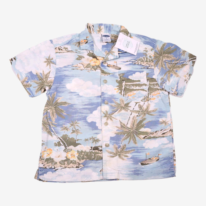 OLD NAVY 5 ans chemise fleurs bateaux