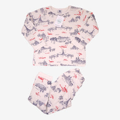 PETIT BATEAU 6 ans Pyjama "Paris je t'aime"