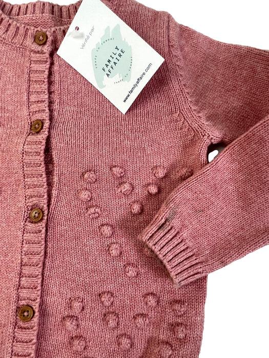 SAINSBURY 2 ans gilet rose