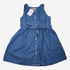 ZARA 9 ans Robe à ceinture en chambray