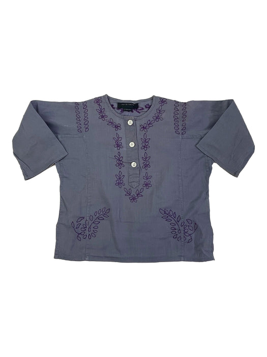 ANTIK BATIK 18 mois tunique violette et broderies