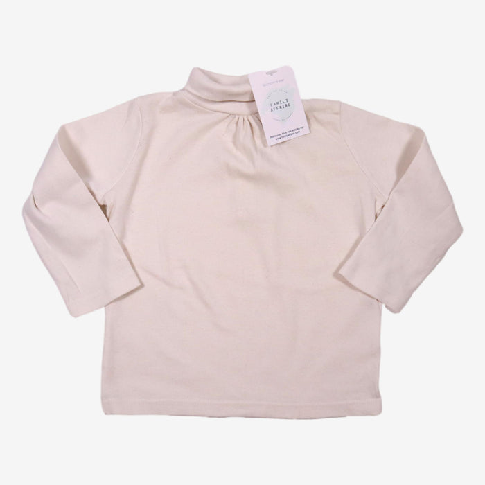 BOUTCHOU 2 ans Tee-shirt col roulé blanc