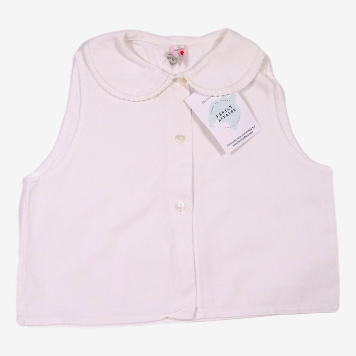 BONPOINT 2 ans Blouse col claudine blanche