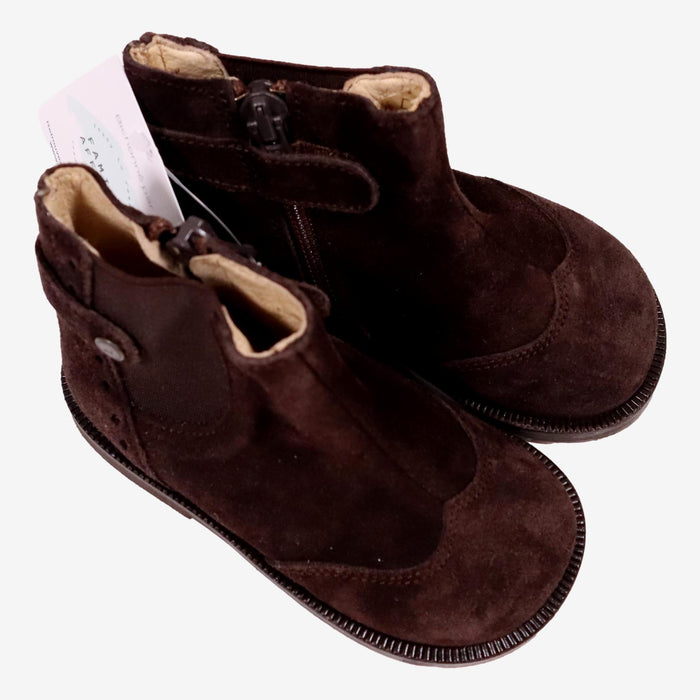 JACADI 21 boots nubuck marron neuves