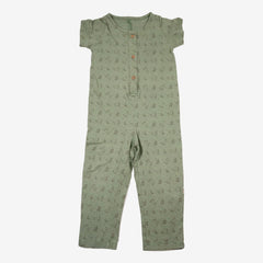 POUDRE ORGANIC 3 ans Pyjama vert lapins