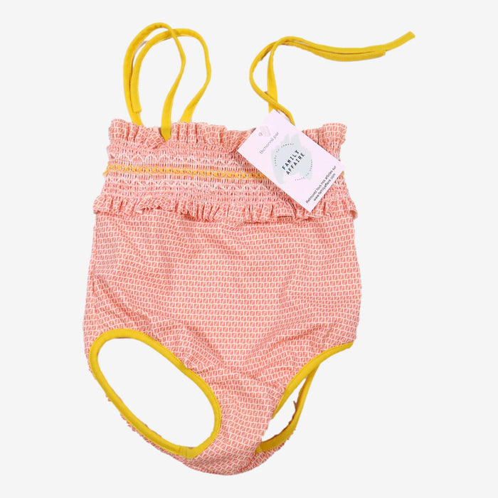 FENDI 2 ans Maillot de bain 1 pièce rose et jaune