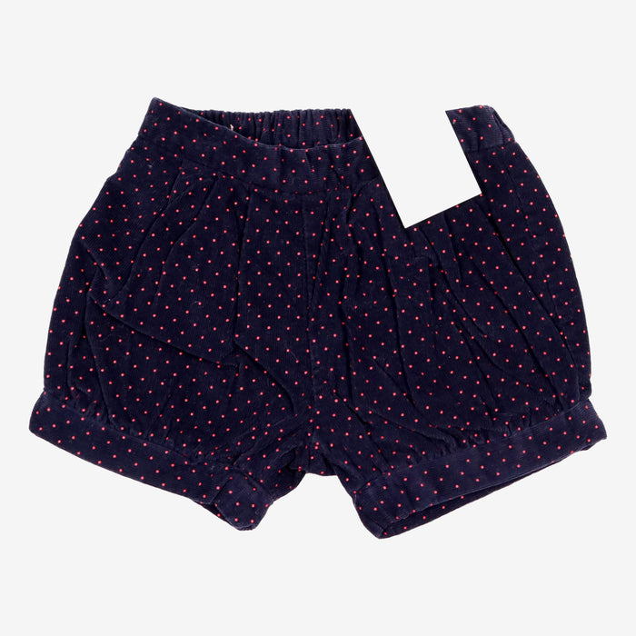 JACADI 18 mois Short velours pois