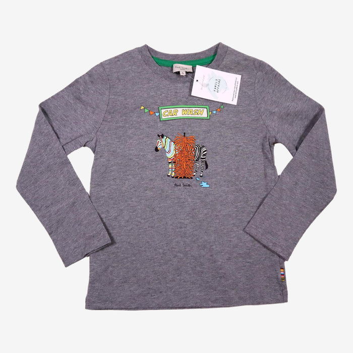 PAUL SMITH 4 ans t-shirt CAR WASH gris