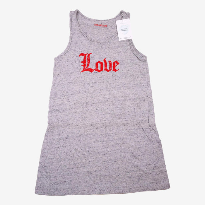 ZADIG & VOLTAIRE 10 ans débardeur gris LOVE