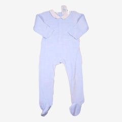 JACADI 2 ans Pyjama bleu nuages velours