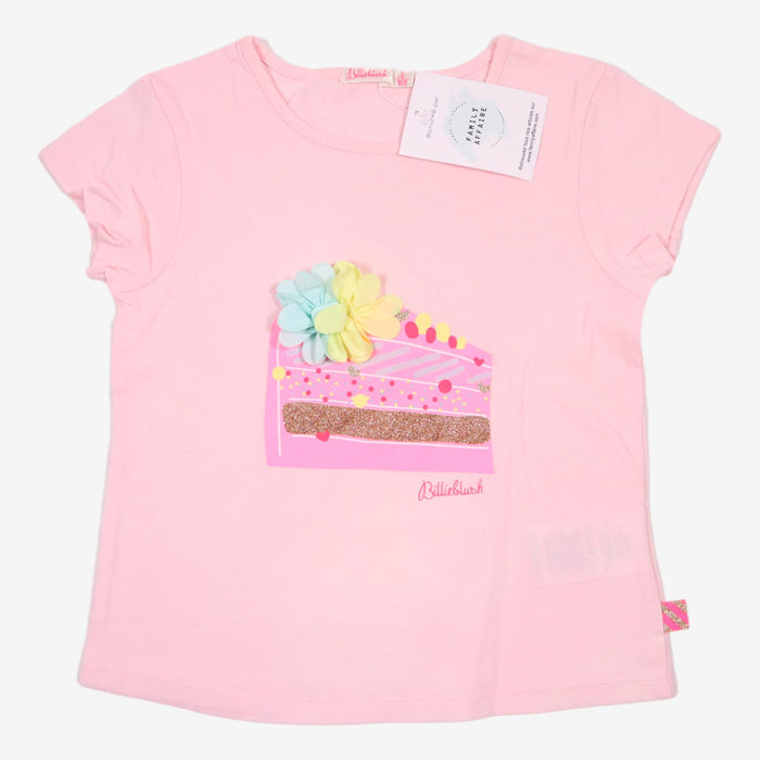 BILLIEBLUSH 4 ans tee-shirt rose part de gâteau