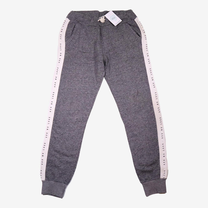 ZARA 12 ans Jogging avec bandes blanches gris anthracite