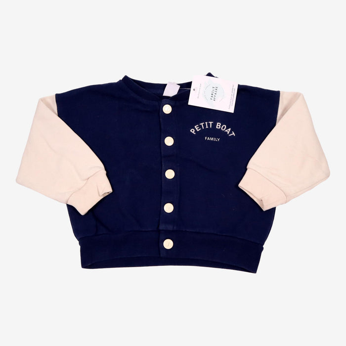 PETIT BATEAU 2 ans gilet boutonné "Petit boat family"