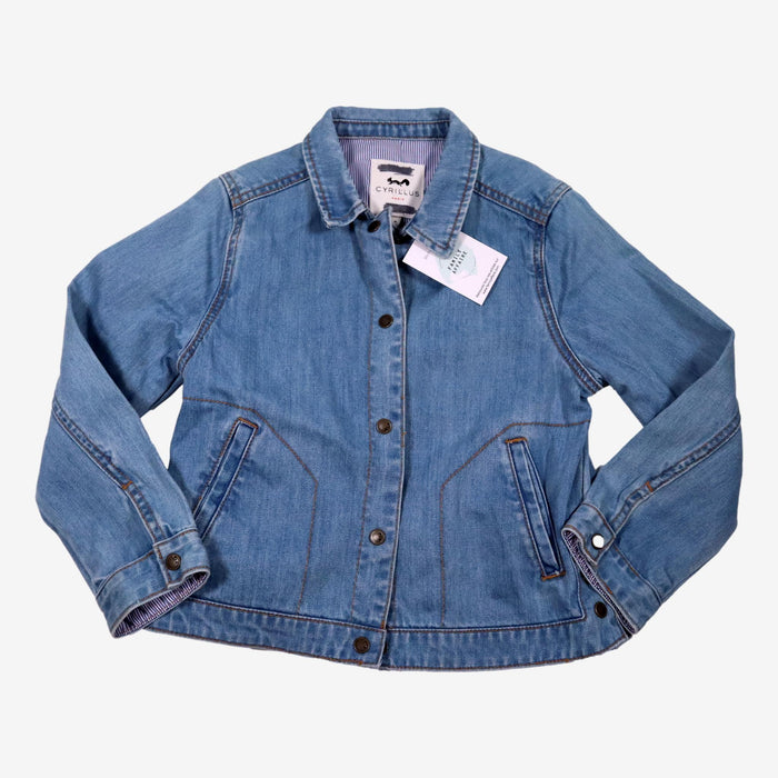 CYRILLUS 8 ans Veste en jean bleue