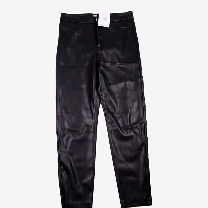 ZARA 12 ans Pantalon en similicuir noir