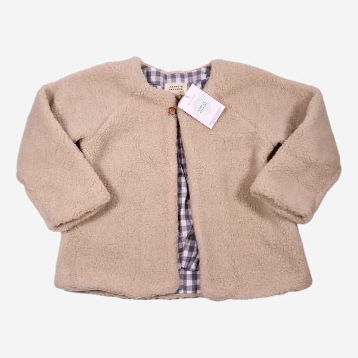 FRANGIN FRANGINE 8 ans Manteau en moumoute crème