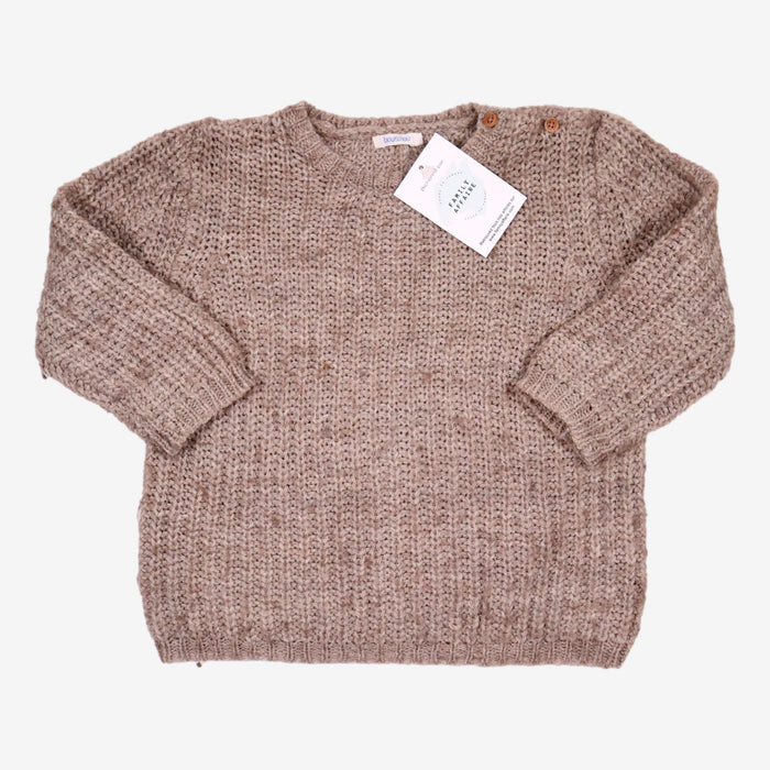 BOUT'CHOU 18 mois pull en maille taupe