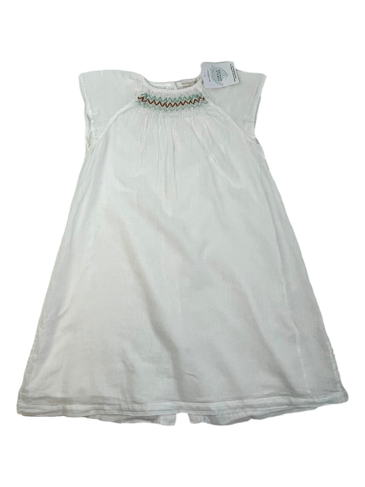 LES ENFANTINES 8 ans robe blanche smocks brodés