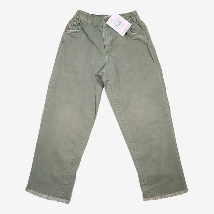 ZARA 5 ans pantalon large denim vert