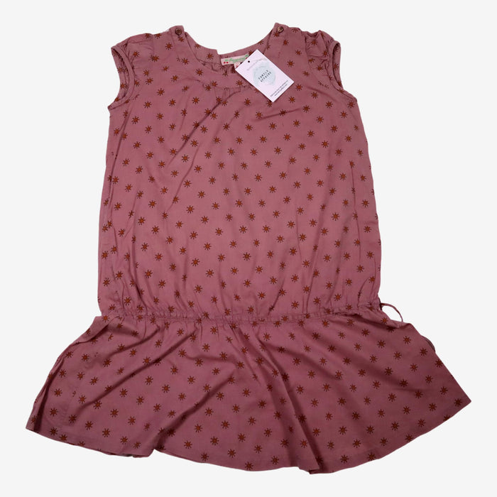 BONPOINT 8 ans Robe mauve motifs soleils