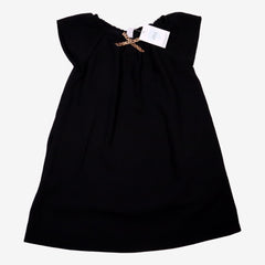 ZARA 8 ans Robe col élastique noeud léopard