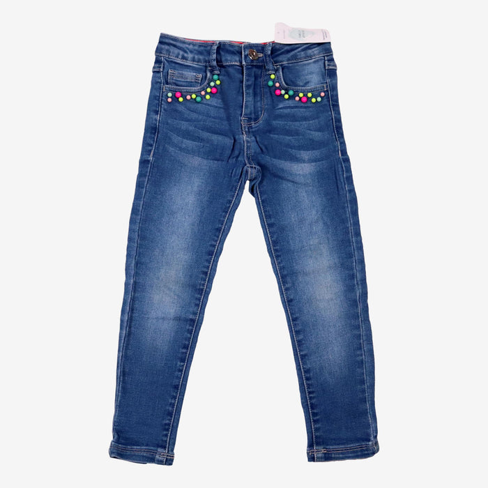 BILLIEBLUSH 4 ans jean à perles multicolores