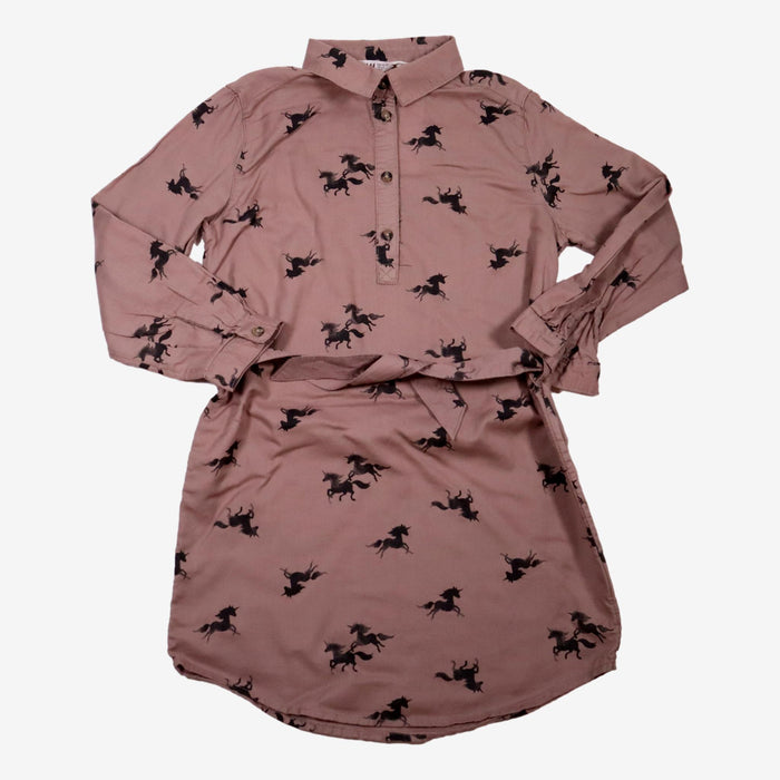 H&M 6/7 ans Robe licorne mocha