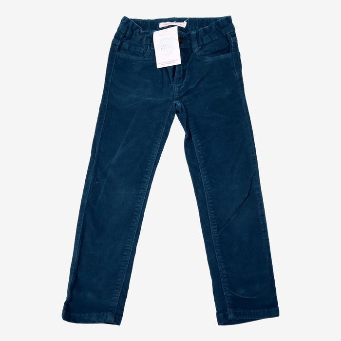 MONOPRIX 4 ans pantalon en velours bleu