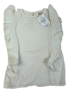 LOUIS LOUISE 10 ans blouse blanche volants manches