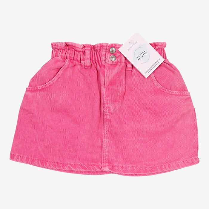 ZARA 4 ans jupe en denim rose vif