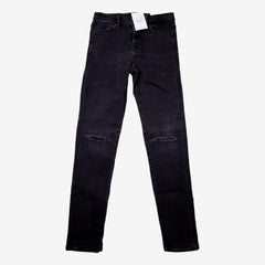 ZARA 14 ans Jean skinny à trous anthracite