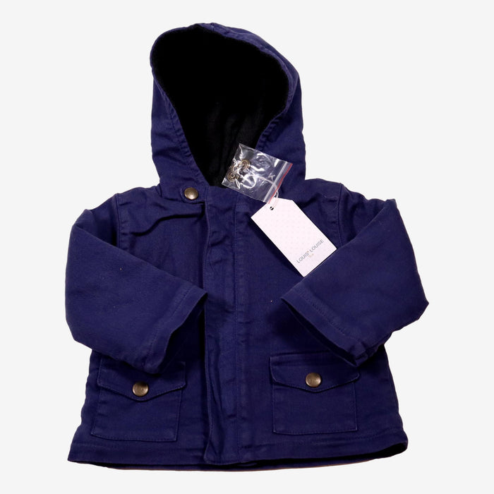 LOUIS LOUISE outlet 6m blouson bleu doublé