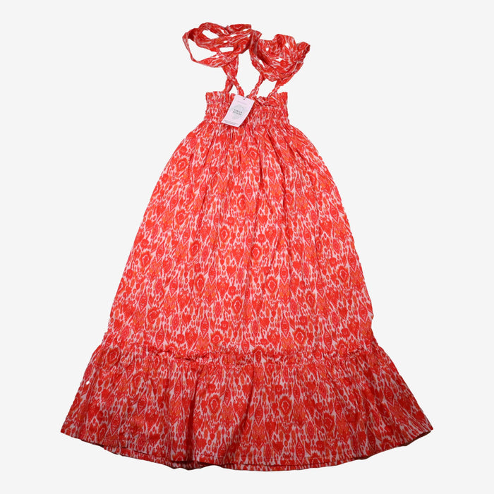 BABYCHI 8 ans robe motif orange bretelles coton