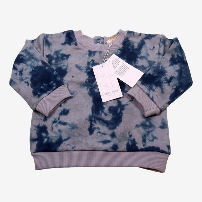 LOUIS LOUISE outlet 18m sweat tye dye bleu