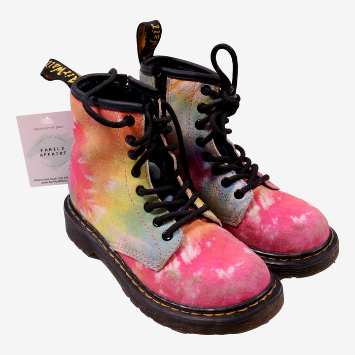 DOC MARTENS P29 bottines graffiti rise en daim