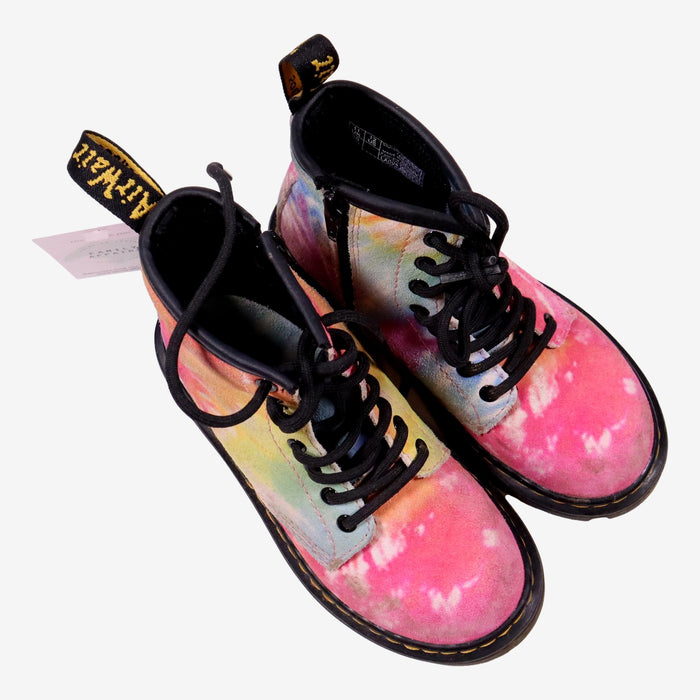 DOC MARTENS P29 bottines graffiti rise en daim