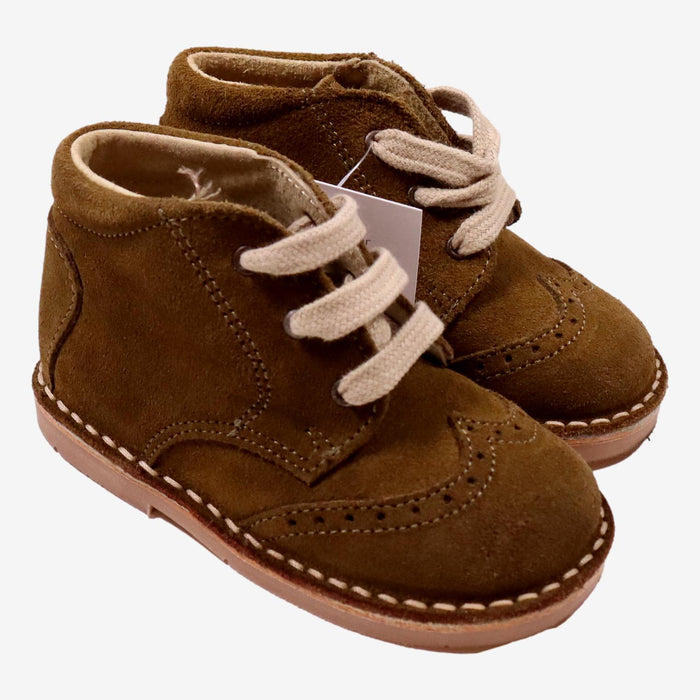 CYRILLUS P23 bottines en daim marron vert