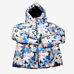 POIVRE BLANC 10 ans blouson ski fleurs