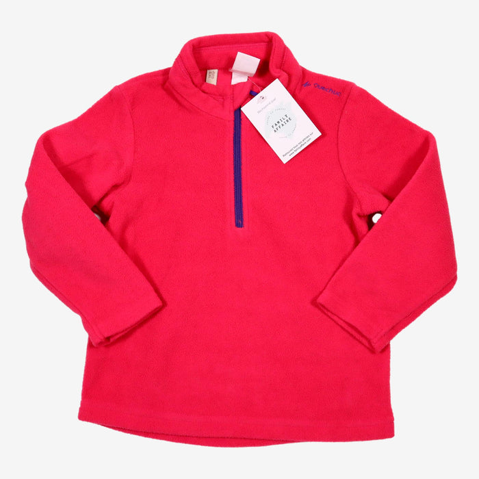 DECATHLON Quechua 3 ans sweat rose fushia polaire