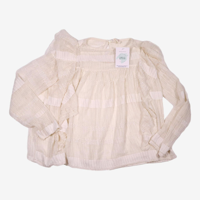 ZARA 10 ans Blouse blanche en dentelle