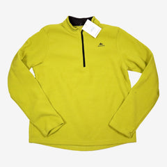 DECATHLON QUECHUA 12 ans sweat polaire jaune vert