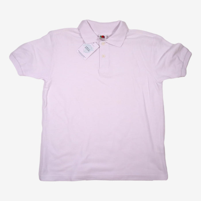 FRUIT OF THE LOOM 10 ans Polo blanc